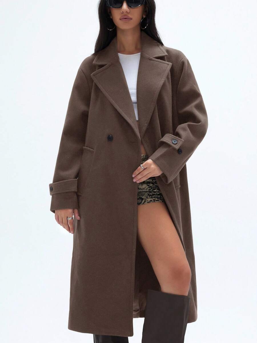 Aveloria Affinna Manteau ample et doux en laine - Floorah