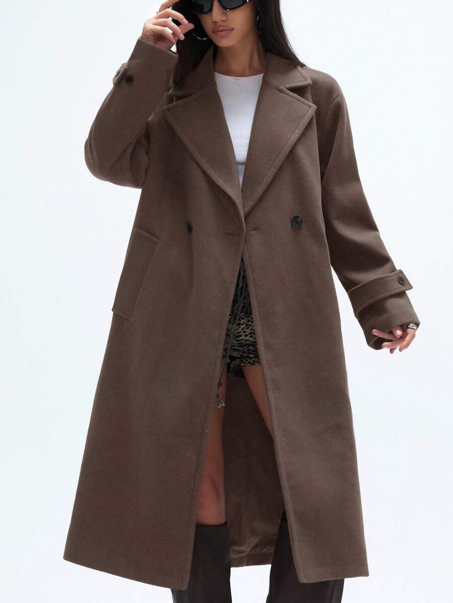 Aveloria Affinna Manteau ample et doux en laine - Floorah