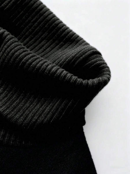 Pull à col rond épaissi et polyvalent, manches longues - Floorah