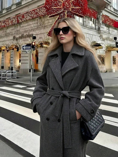 Seelio Nouveau manteau coupe-vent à double boutonnage classique - Floorah