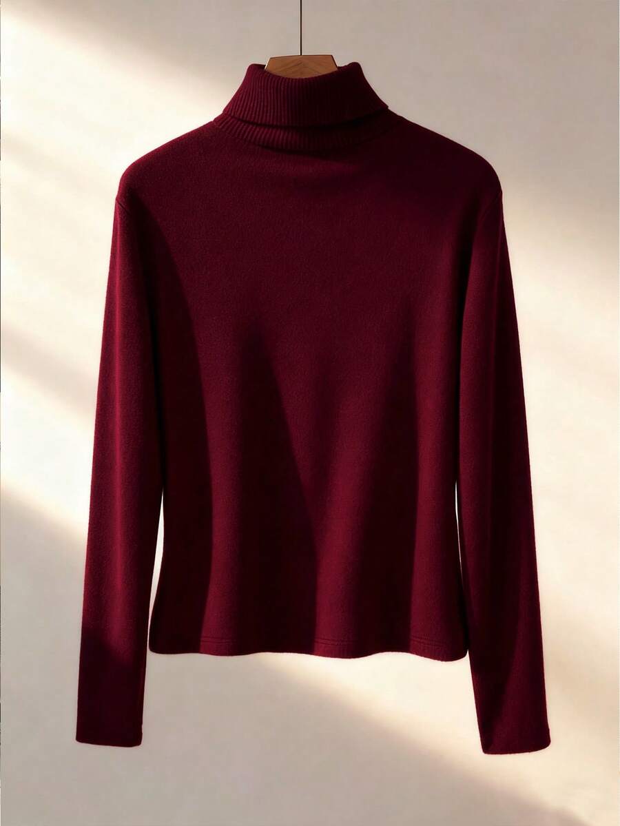 Pull à col rond épaissi et polyvalent, manches longues - Floorah