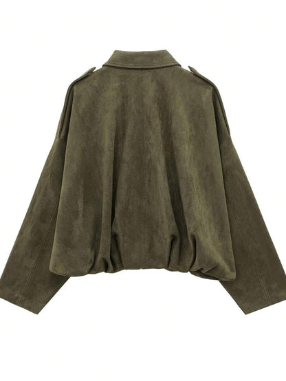 Veste décontractée ample à manches longues - Floorah