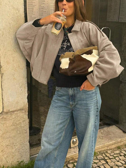 Veste décontractée ample à manches longues - Floorah