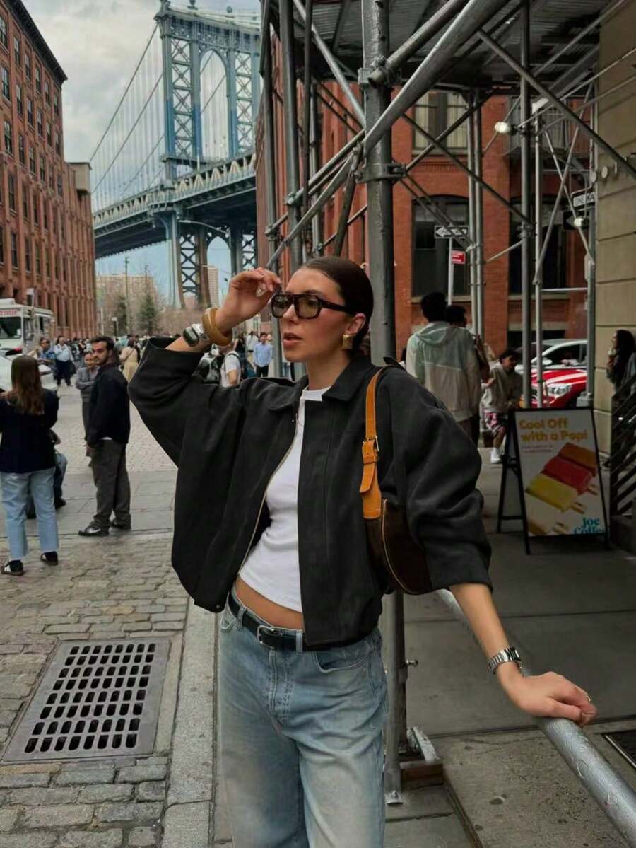 Veste décontractée ample à manches longues - Floorah