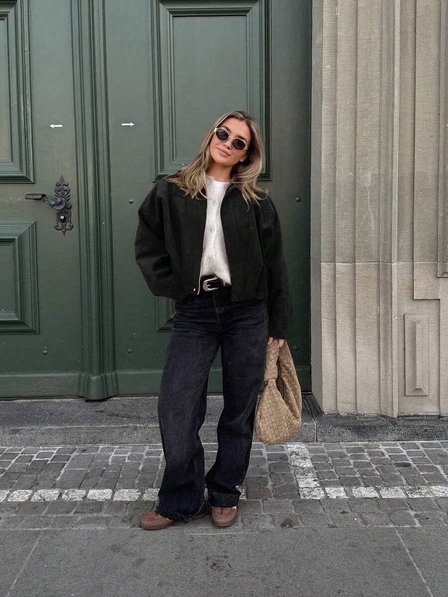 Veste décontractée ample à manches longues - Floorah