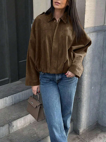 Veste décontractée ample à manches longues - Floorah