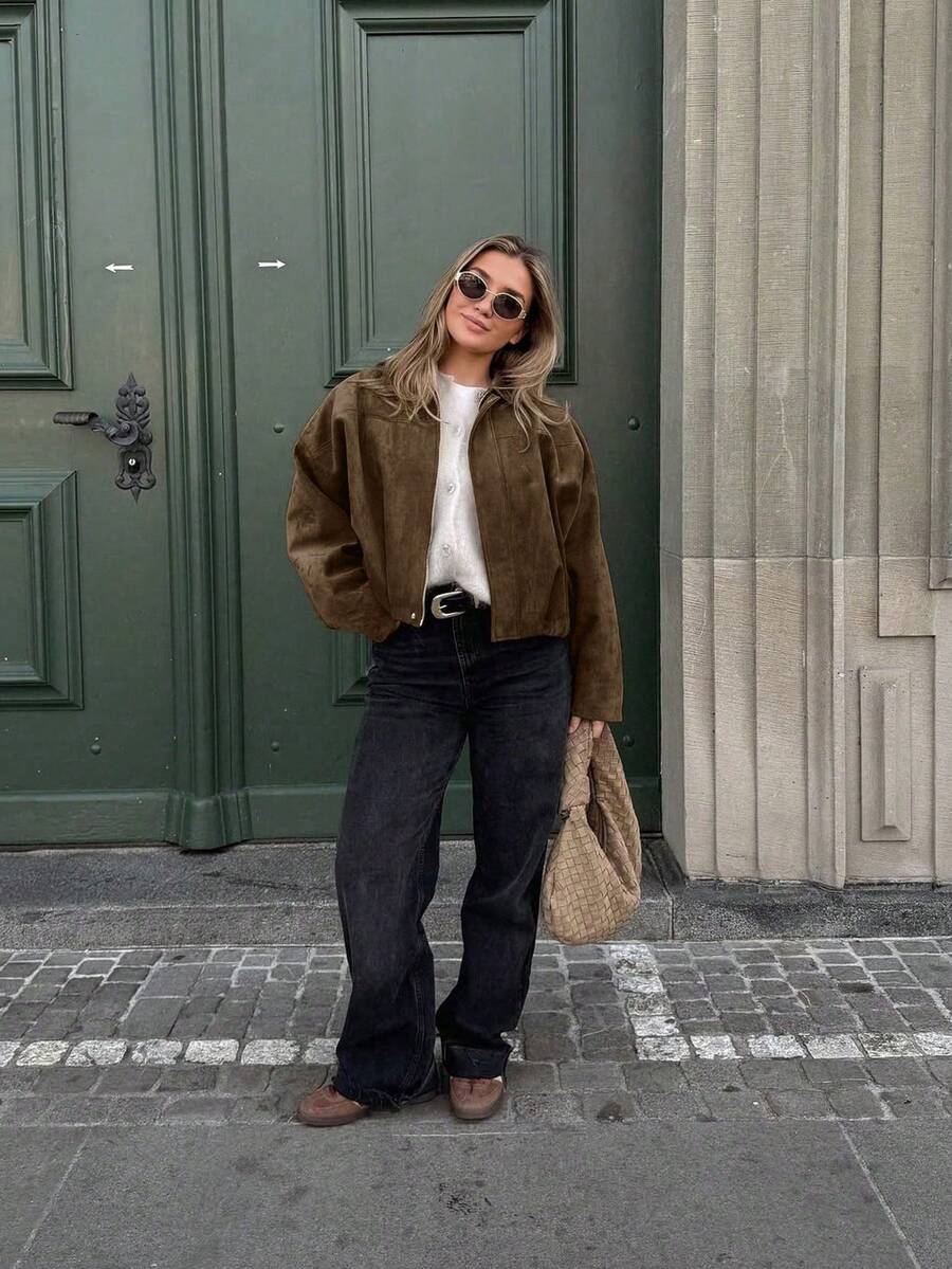 Veste décontractée ample à manches longues - Floorah