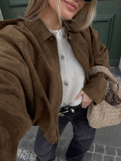 Veste décontractée ample à manches longues - Floorah