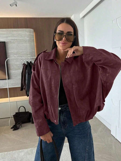 Veste décontractée ample à manches longues - Floorah