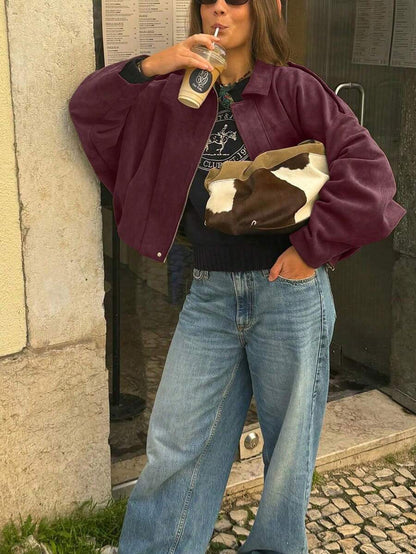 Veste décontractée ample à manches longues - Floorah