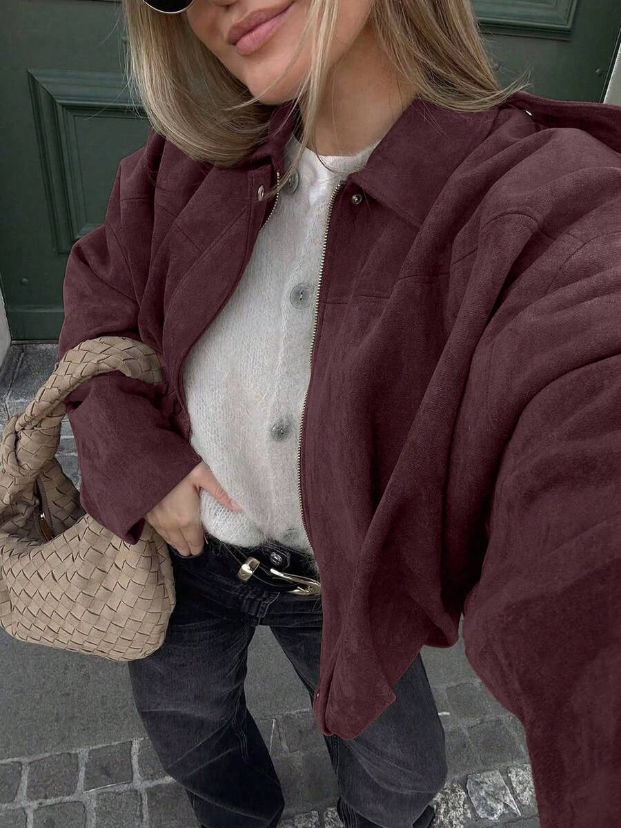 Veste décontractée ample à manches longues - Floorah