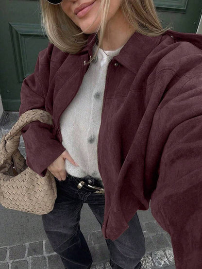 Veste décontractée ample à manches longues - Floorah