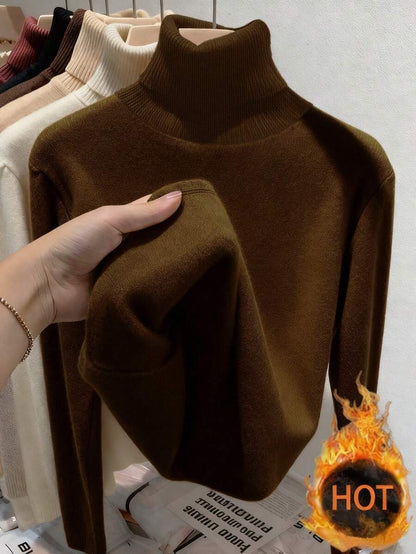 Pull à col rond épaissi et polyvalent, manches longues - Floorah