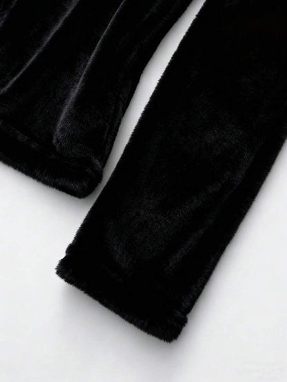 Pull à col rond épaissi et polyvalent, manches longues - Floorah