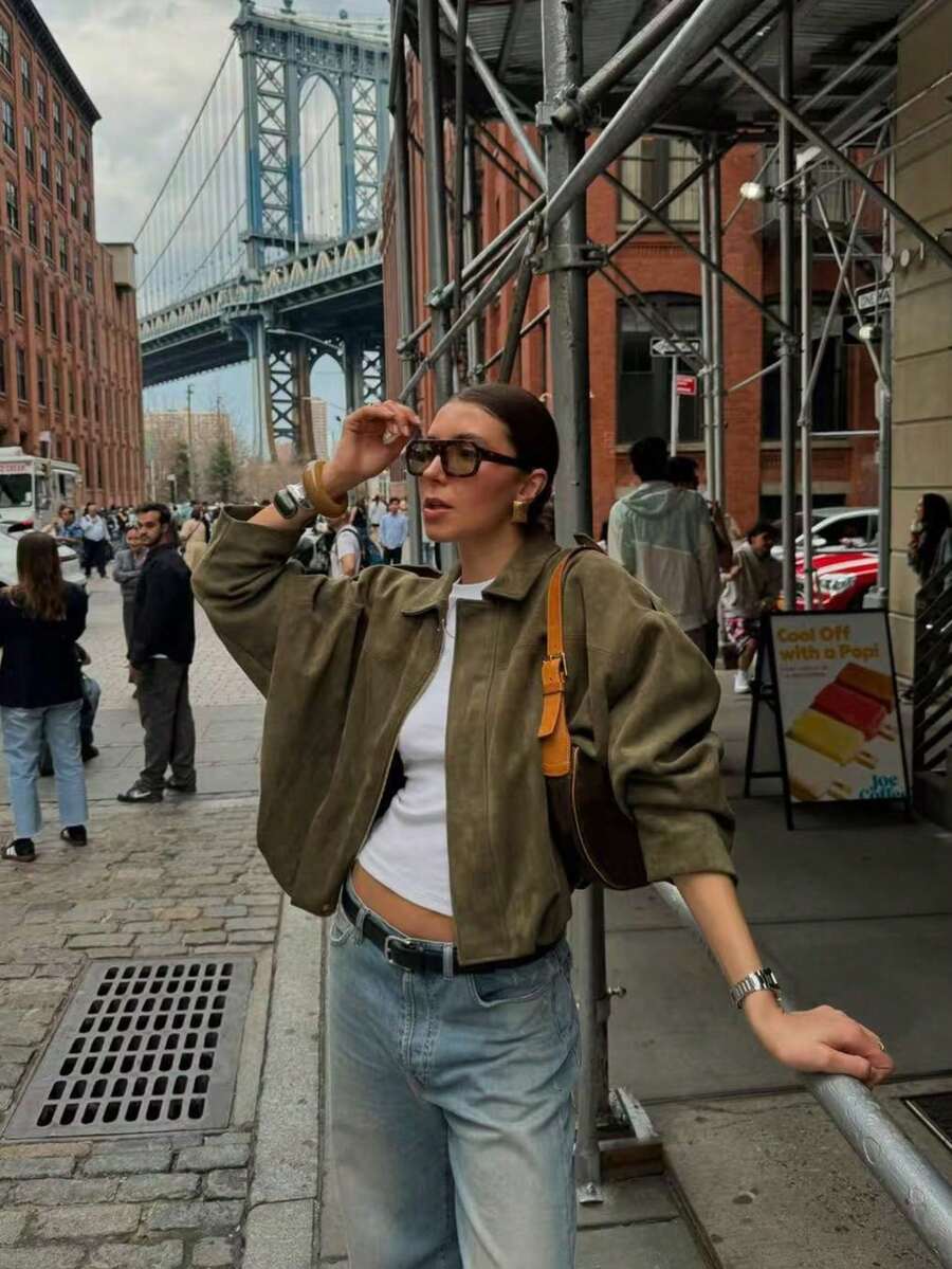 Veste décontractée ample à manches longues - Floorah