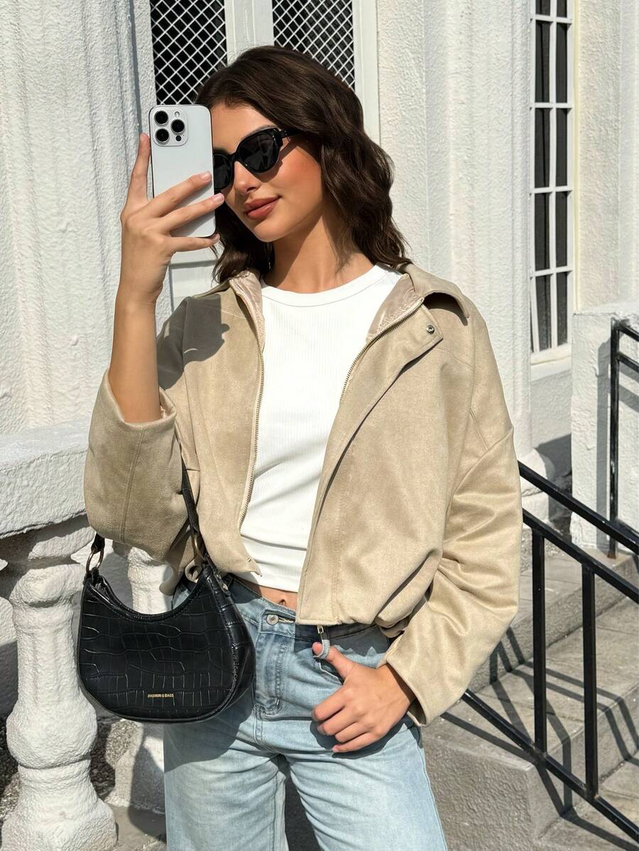 Veste décontractée ample à manches longues - Floorah