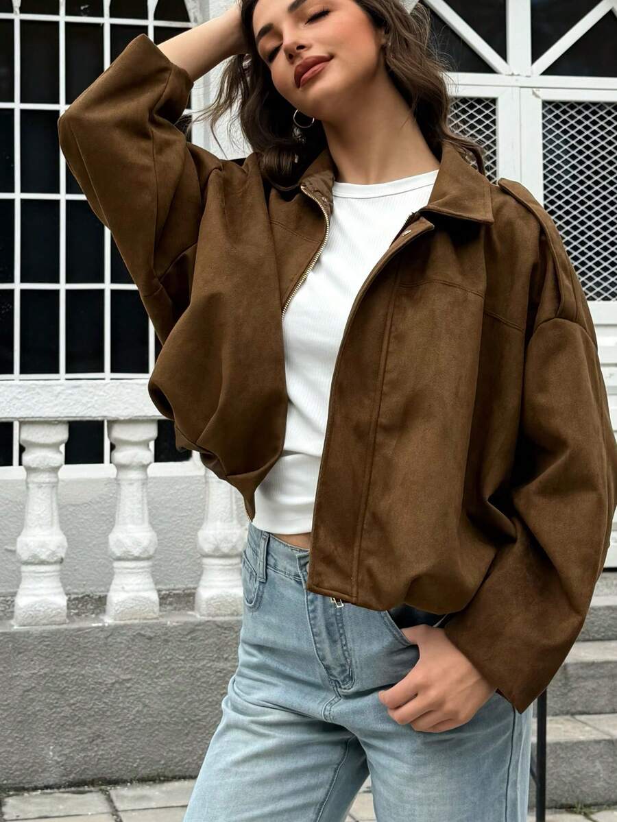 Veste décontractée ample à manches longues - Floorah