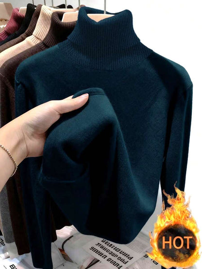 Pull à col rond épaissi et polyvalent, manches longues - Floorah