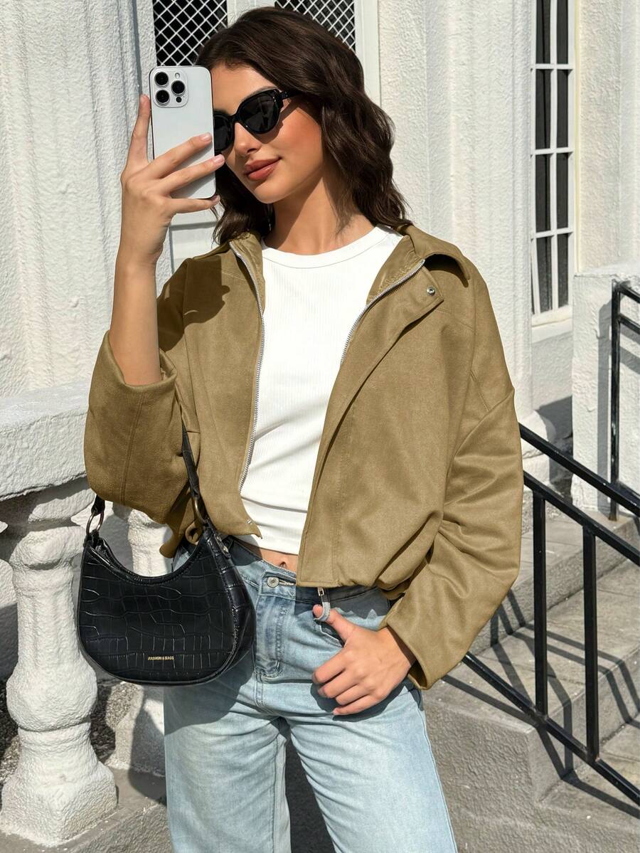 Veste décontractée ample à manches longues - Floorah