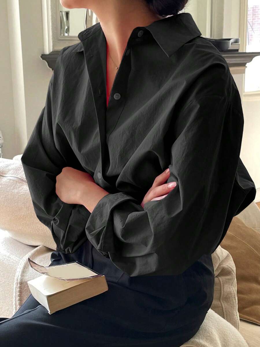 Chemise à manches longues décontractée - Floorah