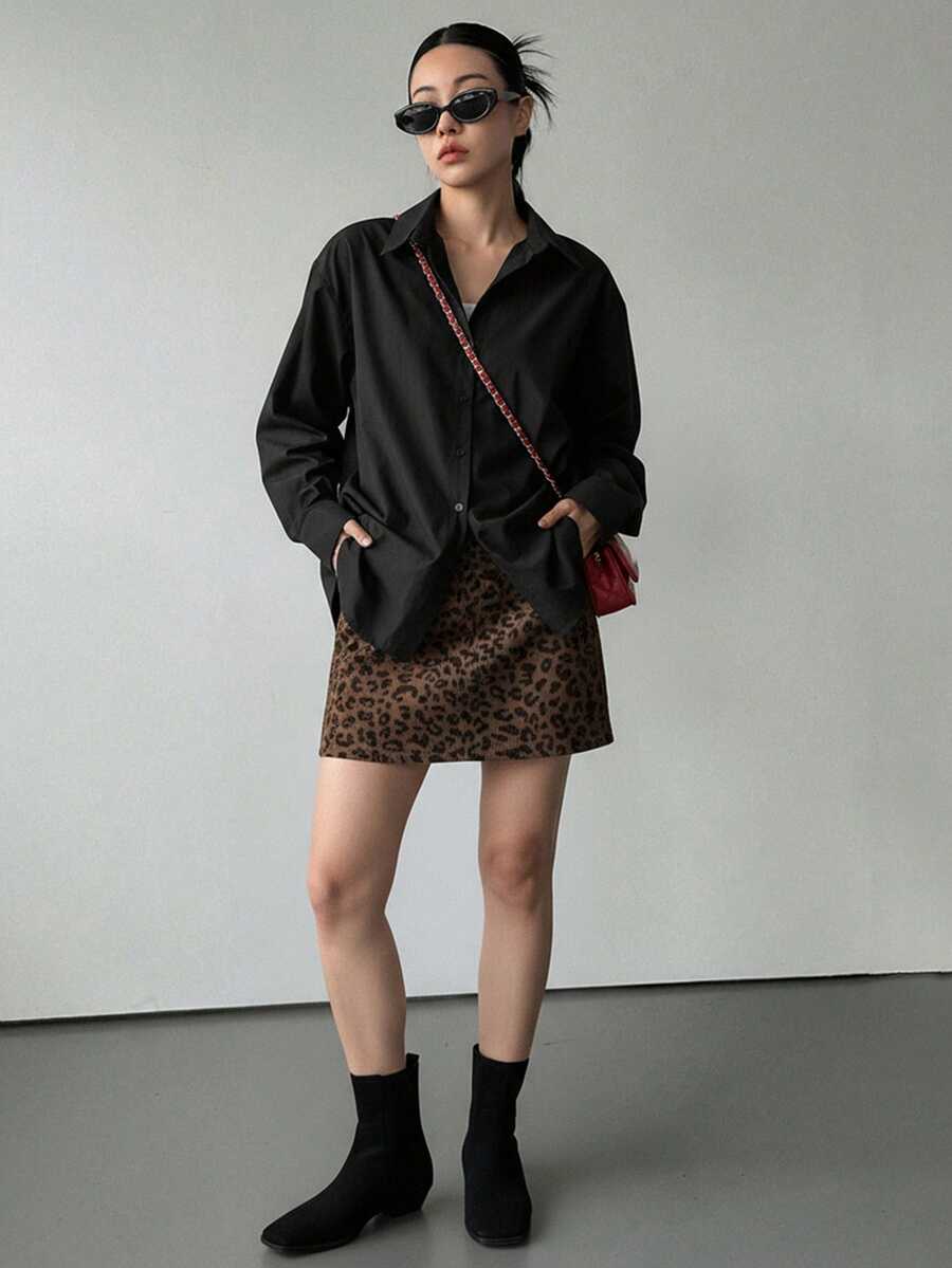 Chemise à manches longues décontractée - Floorah