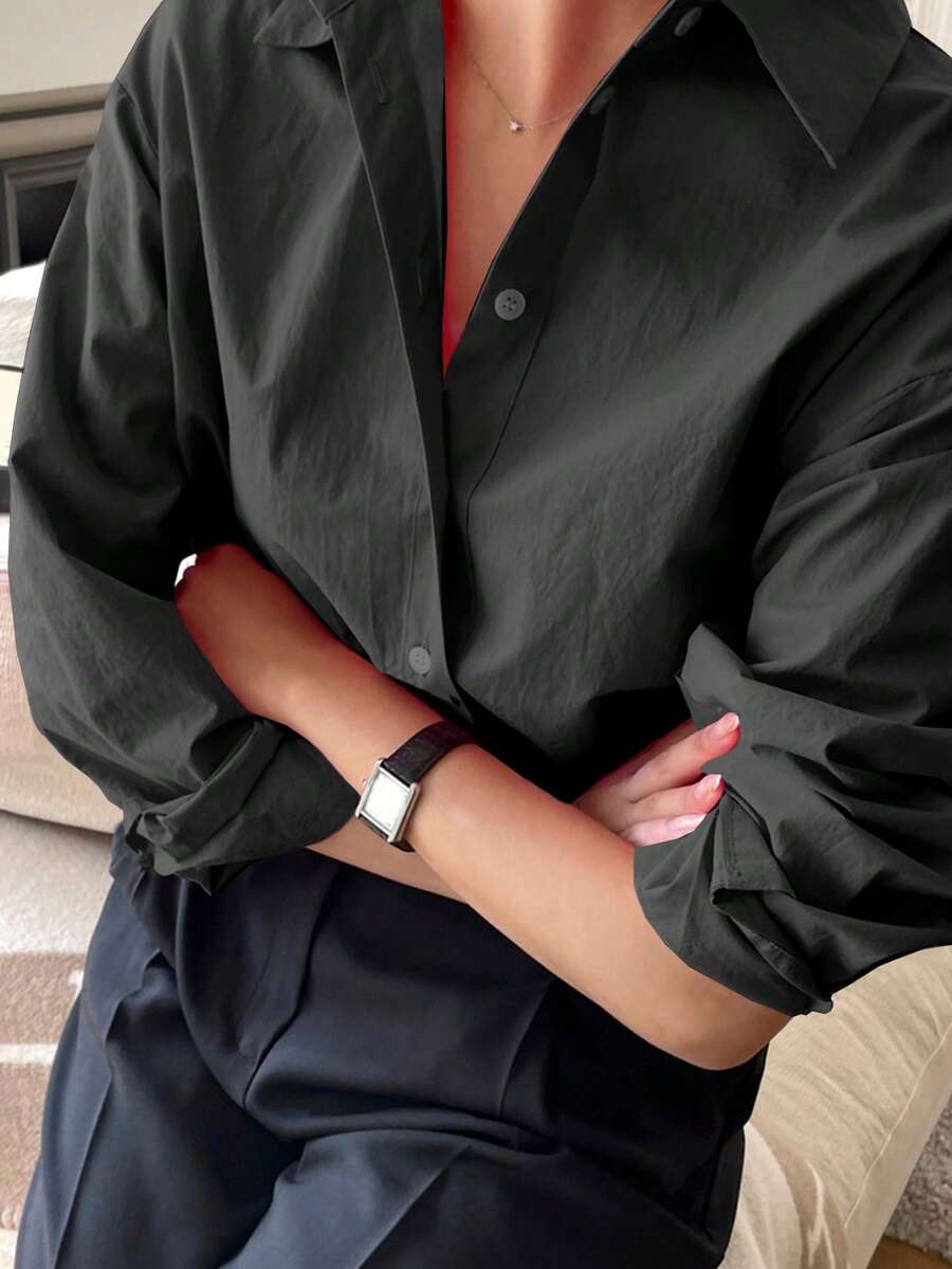 Chemise à manches longues décontractée - Floorah