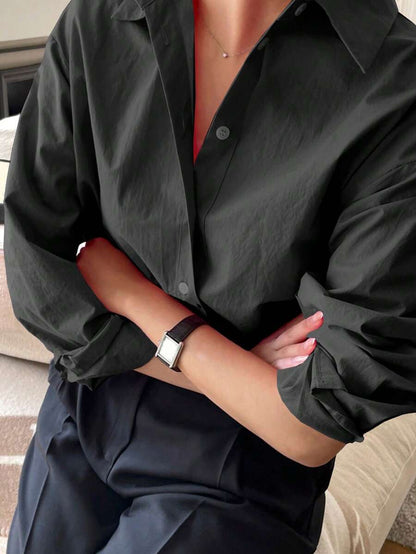 Chemise à manches longues décontractée - Floorah