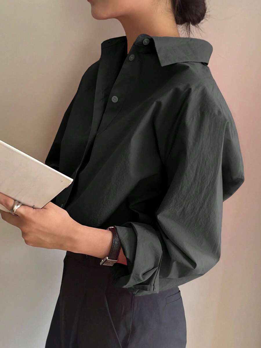 Chemise à manches longues décontractée - Floorah