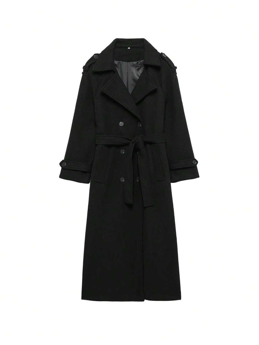 Seelio Nouveau manteau coupe-vent à double boutonnage classique - Floorah