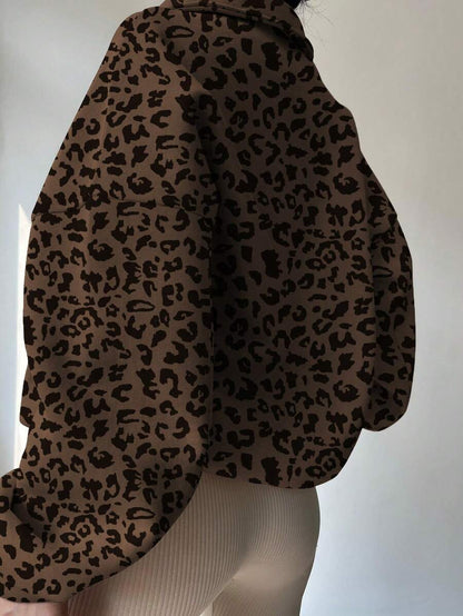 Sweat-shirt ample et décontracté à épaules tombantes - Floorah