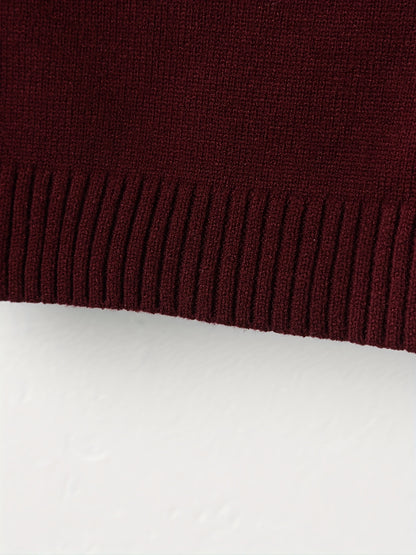 Pull-over chic à motif ourson – Élégant et doux