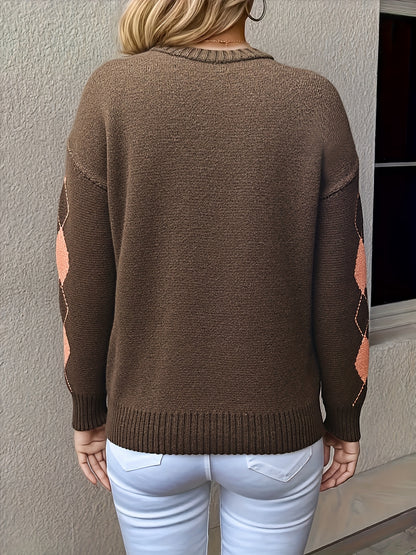 Pull-over rétro – Élégant, confortable et chaud