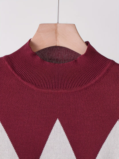 Ensemble deux pièces élégant – Pull et pantalon