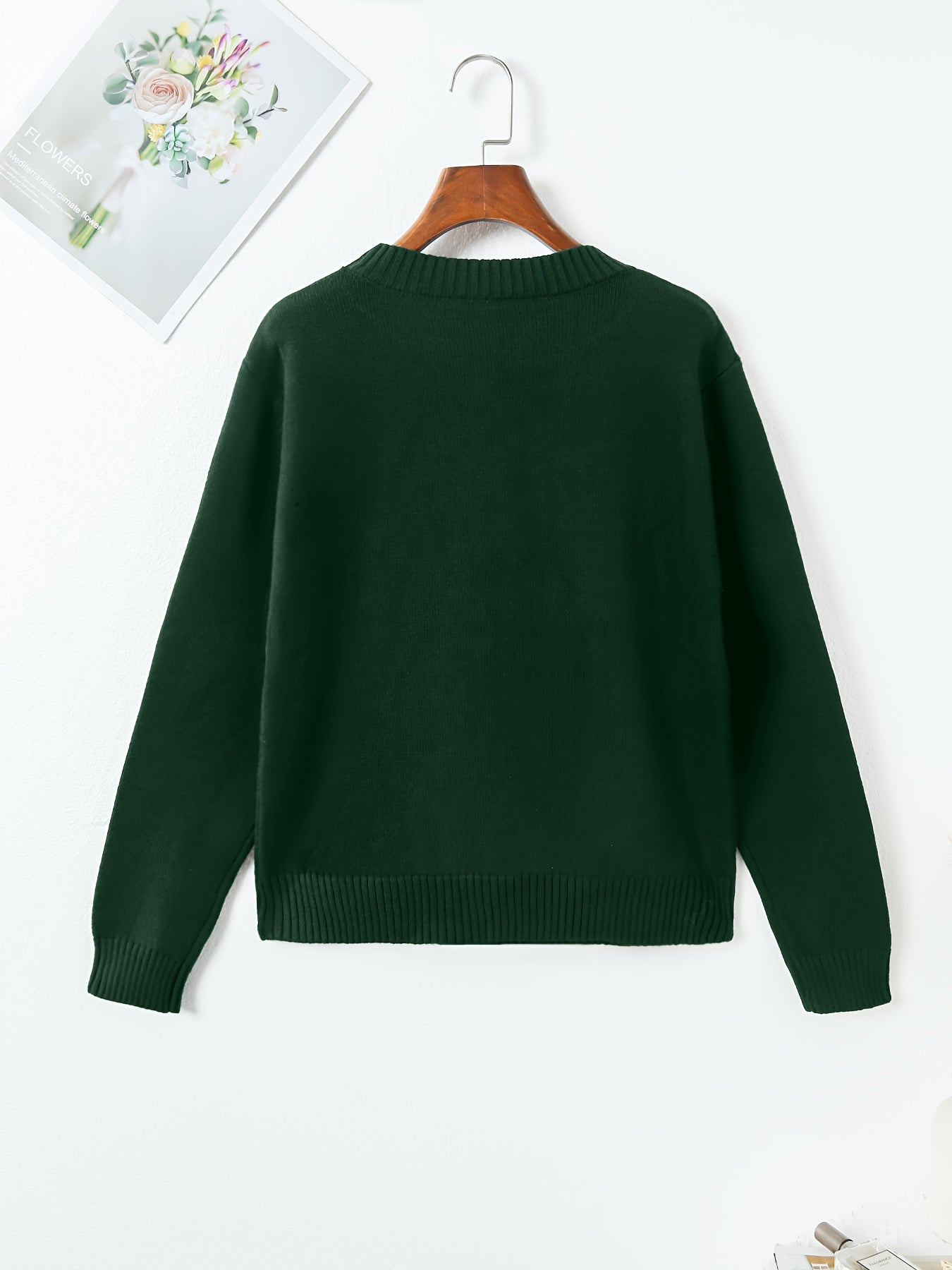 Pull-over chic à motif ourson – Élégant et doux